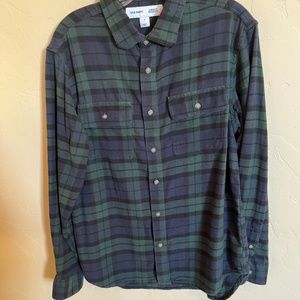 Old Navy Regular Fit Flannel Shirt - Size Medium